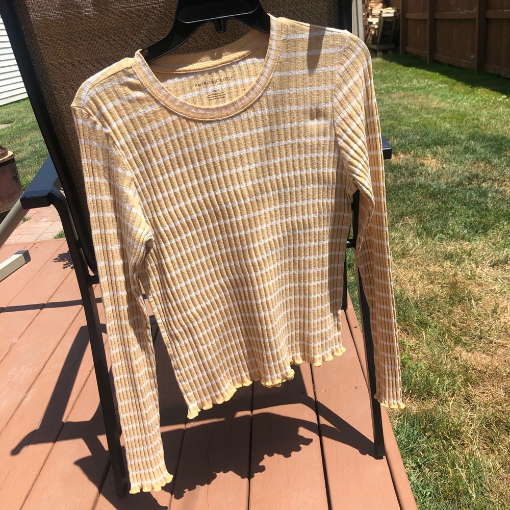 American Eagle Striped Tee